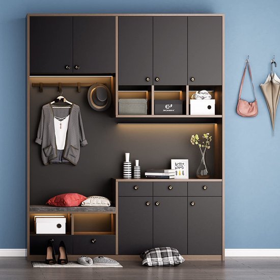 Unyqoos® Zelfklevende Decoratieve Folie voor Diverse Oppervlakken, 40 cm x 2 m, Antracietzwart
