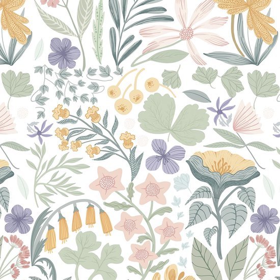 550x550-18428.jpg Unyqoos® Zelfklevend bloemenbehang voor muurdecoratie in diverse ruimtes