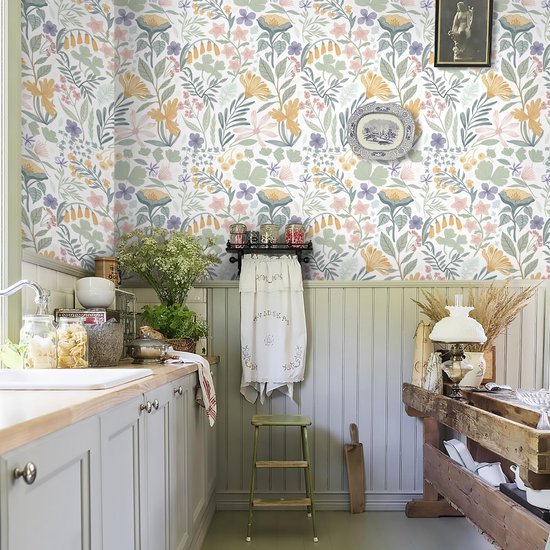 550x550-18429.jpg Unyqoos® Zelfklevend bloemenbehang voor muurdecoratie in diverse ruimtes