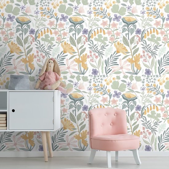 550x550-18430.jpg Unyqoos® Zelfklevend bloemenbehang voor muurdecoratie in diverse ruimtes