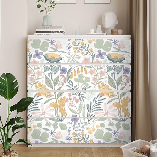 550x550-18431.jpg Unyqoos® Zelfklevend bloemenbehang voor muurdecoratie in diverse ruimtes