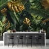 Unyqoos® Modern fotobehang met tropische Monstera bladeren voor woonkamer of slaapkamer