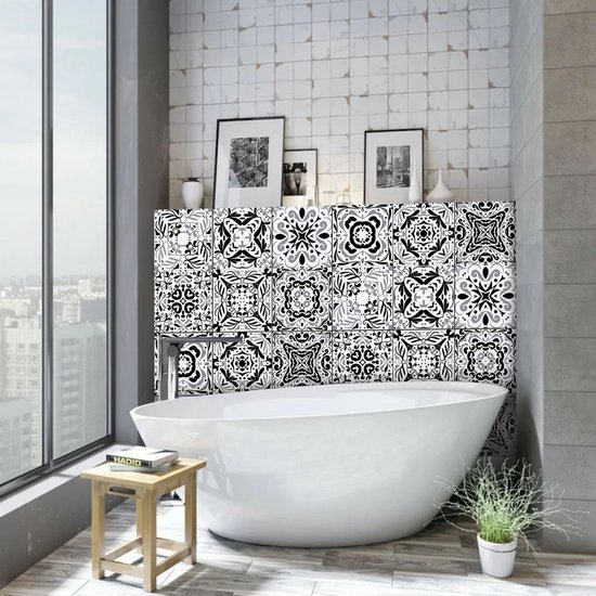 550x550-18446.jpg Unyqoos® Set van 18 decoratieve mozaïek tegelstickers voor keuken en badkamer