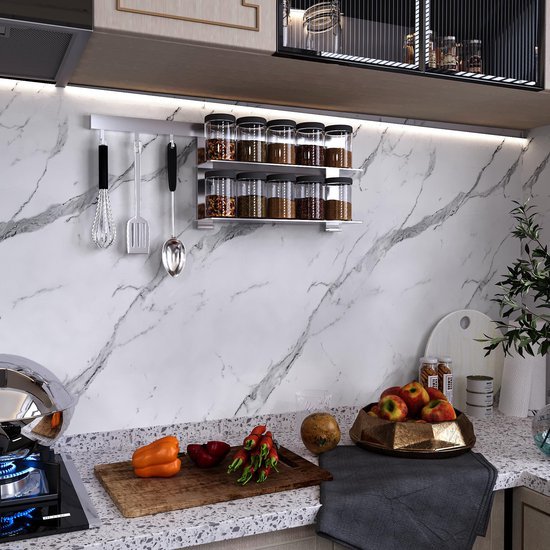 550x550-18467.jpg Unyqoos® Extra breed marmerlook behang met zelfklevende steenstructuur voor diverse ruimtes