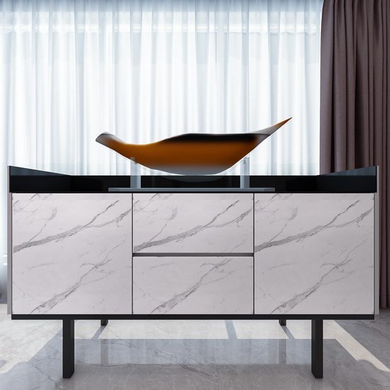 550x550-18469.jpg Unyqoos® Extra breed marmerlook behang met zelfklevende steenstructuur voor diverse ruimtes