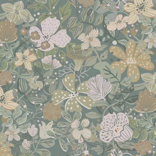 550x550-18495.jpg Unyqoos® Vintage bloemenbehang met zelfklevende folie voor elke ruimte in huis