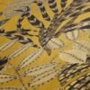 550x550-18510.jpg Unyqoos® Modern vliesbehang met elegant bloemenpatroon en bladmotief in warme tinten, geel-bruin-blauw