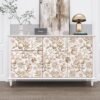 550x550-18563.jpg Unyqoos® Vintage bloemenbehang beige met bladeren voor elegante interieurdecoratie