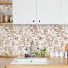 550x550-18565.jpg Unyqoos® Vintage bloemenbehang beige met bladeren voor elegante interieurdecoratie