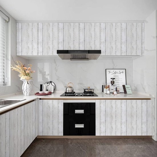 550x550-18635.jpg Unyqoos® Waterdicht zelfklevend vinylbehang met houtmotief voor veelzijdige decoratie