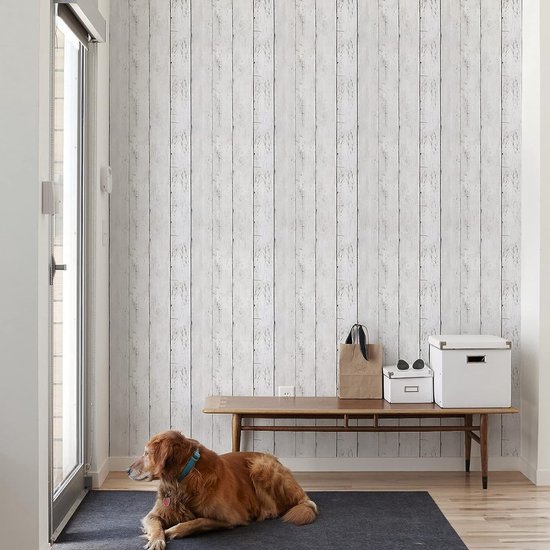550x550-18637.jpg Unyqoos® Waterdicht zelfklevend vinylbehang met houtmotief voor veelzijdige decoratie