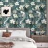 Unyqoos® Zelfklevend bloemenbehang met tropisch patroon voor stijlvolle interieurdecoratie