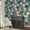 Unyqoos® Zelfklevend bloemenbehang met tropisch patroon voor stijlvolle interieurdecoratie