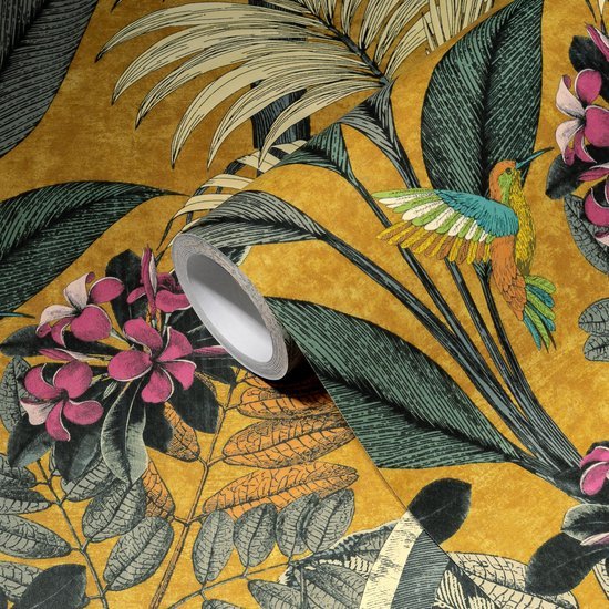 550x550-18665.jpg Unyqoos® Stijlvol vliesbehang met jungle motief voor diverse woonruimtes