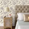 550x550-18672.jpg Unyqoos® Waterdicht bloemenbehang met citroen en vogels voor vintage interieur