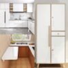 Unyqoos® Zelfklevende Hoogglans Witte Decorfolie voor Meubels en Wanden, 30 x 300 cm