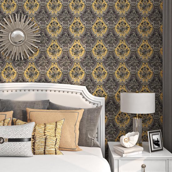 550x550-18715.jpg Unyqoos® Zelfklevend waterdicht behang met barok bloemenpatroon voor interieurdecoratie