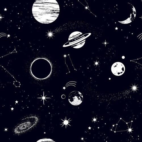 550x550-18760.jpg Unyqoos® Zelfklevend kinderbehang met sterrenhemel en planeten voor meubels en muren