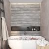 Unyqoos® Zelfklevende vinylvloeren in grijs houtlook voor elke kamer in huis