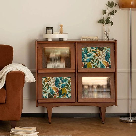 550x550-18778.jpg Unyqoos® Waterdichte zelfklevende decoratieve folie met bloemenpatroon voor meubels en muren