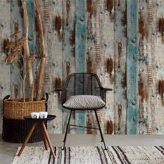 Unyqoos® Zelfklevende decoratieve houtlook folie voor veelzijdige interieurtoepassingen 45 cm x 7 m