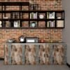 Unyqoos® Zelfklevende decoratieve houtlook folie voor veelzijdige interieurtoepassingen 45 cm x 7 m