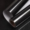 Unyqoos® Glanzende zwarte zelfklevende folie voor meubels en keukenoppervlakken