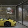 Unyqoos® Grijs zelfklevend behang met 3D-cementpatroon voor diverse toepassingen