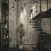 Unyqoos® Grijs zelfklevend behang met 3D-cementpatroon voor diverse toepassingen