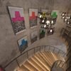 Unyqoos® Grijs zelfklevend behang met 3D-cementpatroon voor diverse toepassingen