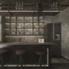 Unyqoos® Grijs zelfklevend behang met 3D-cementpatroon voor diverse toepassingen