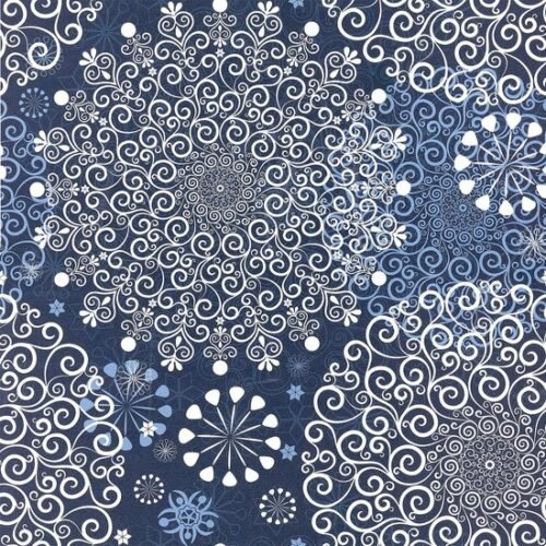 550x550-18848.jpg Unyqoos® Zelfklevend en waterdicht fotobehang met blauw wit mandala patroon