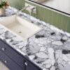 Unyqoos® Waterdichte zelfklevende marmerlook folie voor keuken en badkamer 40x700cm