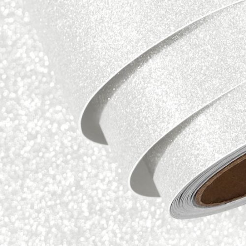550x550-18911.jpg Unyqoos® Zelfklevende glitterfolie in crèmekleur voor meubels en decoratie 40 x 200 cm