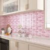 550x550-18919.jpg Unyqoos® Roze zelfklevende tegelstickers voor keuken en badkamer in 3D-look