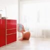 Unyqoos® Zelfklevende rode glitterfolie voor meubels en keuken, waterbestendig en glanzend 40 cm x 2 m