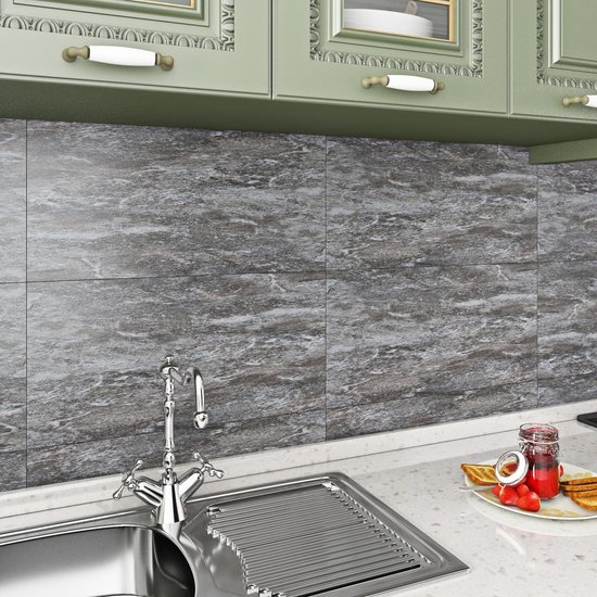 550x550-18940.jpg Unyqoos® Waterdichte zelfklevende tegelstickers voor keuken en badkamer in betonlook