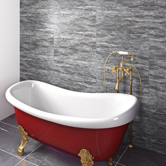 550x550-18942.jpg Unyqoos® Waterdichte zelfklevende tegelstickers voor keuken en badkamer in betonlook