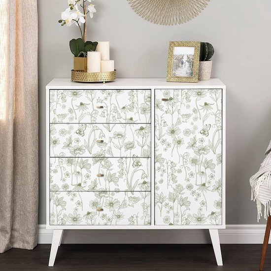 550x550-18956.jpg Unyqoos® Waterdicht decoratief behang met bloemen en vogels voor interieur 44 x 1000 cm