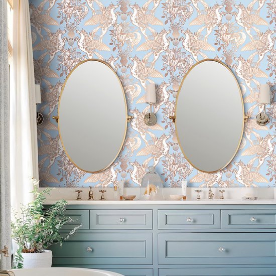 550x550-18978.jpg Unyqoos® Zelfklevende blauwe muursticker met eenhoornontwerp voor kinderkamers en meubels