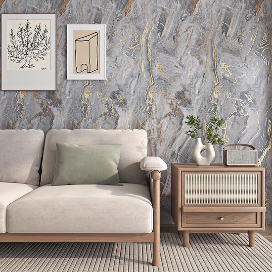 550x550-19027.jpg Unyqoos® Waterdichte zelfklevende decoratiefolie met marmer- en betonlook voor interieur 40 cm x 10 m