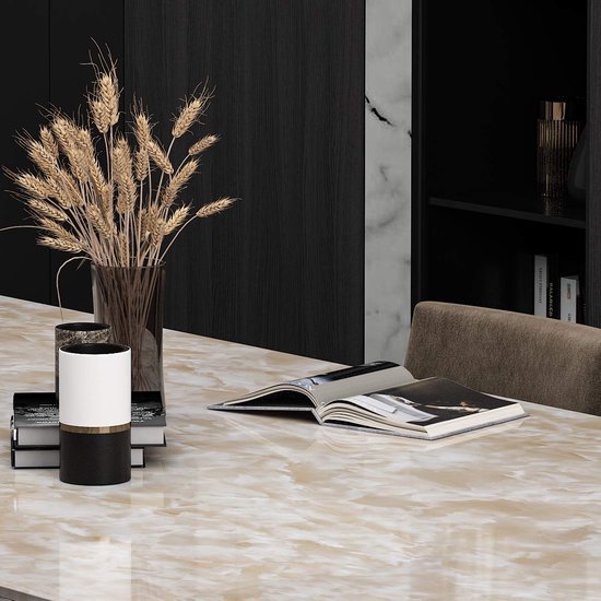 550x550-19036.jpg Unyqoos® Veelzijdige zelfklevende marmerfolie voor keuken en meubels in beige tint 40 cm x 5 m