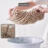 Unyqoos ® Zachte Chenille Badmat, Absorberend en Antislip, Wasbaar, 40 x 60 cm, Koffiekleur
