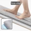 Unyqoos ® Zachte Chenille Badmat, Absorberend en Antislip, Wasbaar, 40 x 60 cm, Koffiekleur