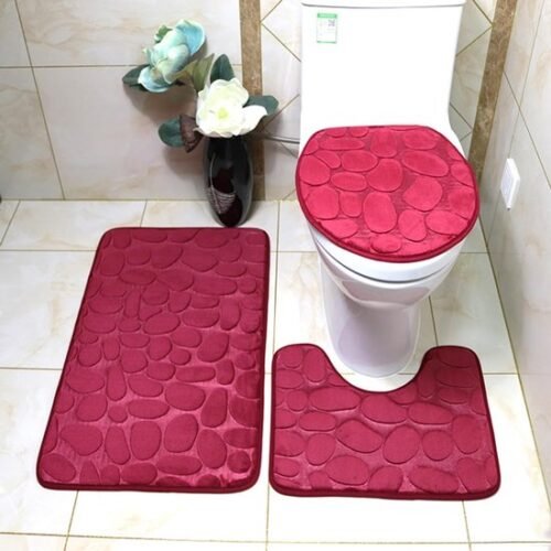 Unyqoos ® Superzachte Antislip Bad- en Toiletmat Set van 2 met Ademend Memory Foam