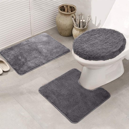 550x550-19112.jpg Unyqoos® Zachte en Antislip Badmatten Set voor Comfort en Veiligheid in de Badkamer