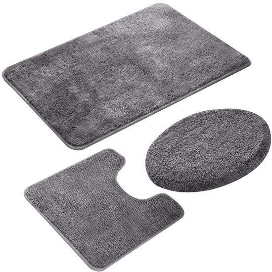 550x550-19115.jpg Unyqoos® Zachte en Antislip Badmatten Set voor Comfort en Veiligheid in de Badkamer