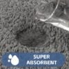 Unyqoos® Zachte Microvezel Badmat Set van 2 met Antislip en Waterabsorberende Eigenschappen voor Badkamer