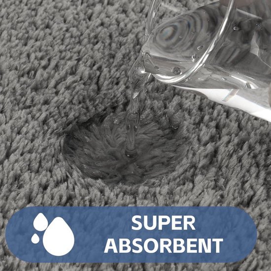 Unyqoos® Zachte Microvezel Badmat Set van 2 met Antislip en Waterabsorberende Eigenschappen voor Badkamer