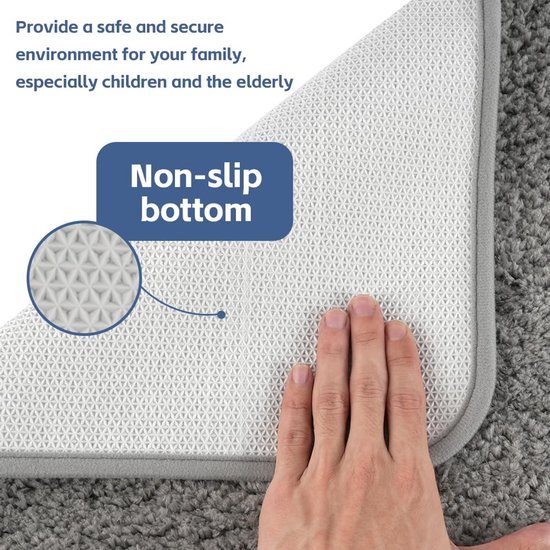 Unyqoos® Zachte Microvezel Badmat Set van 2 met Antislip en Waterabsorberende Eigenschappen voor Badkamer